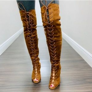 SALE! Betani "Camel Lace Up Bootie"